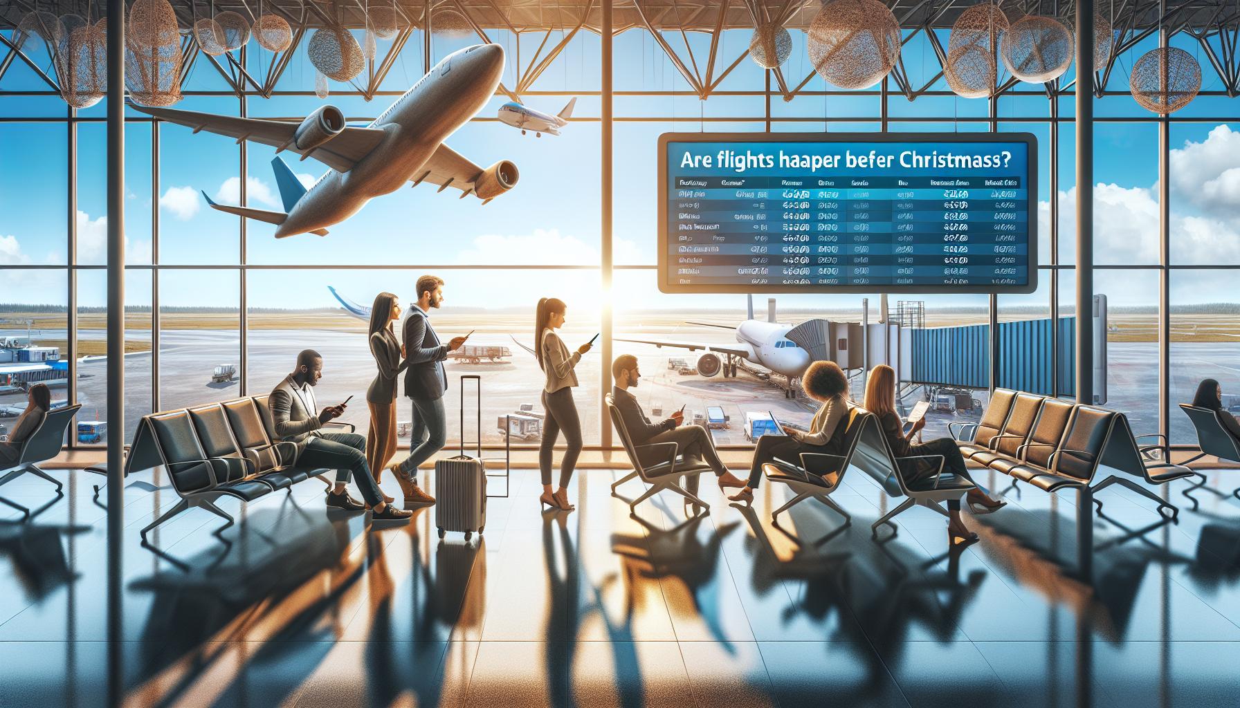 Are Flights Cheaper Before or After Christmas?