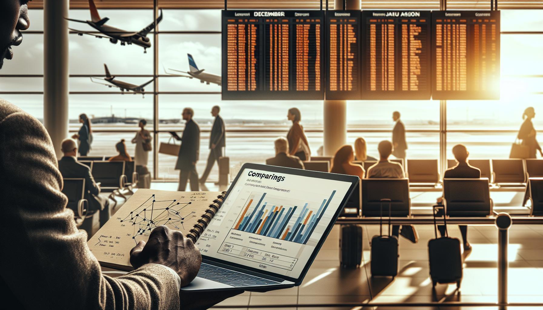 Comparing December and January Flight Prices: A Detailed Analysis