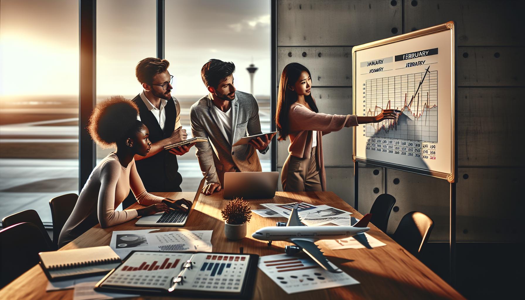 Comparing January and February Flight Prices: A Data Analysis